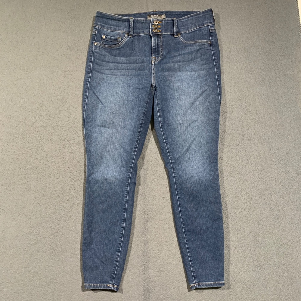Torrid Jegging Jeans Womens 14R Medium Wash High Rise Super Stretch Skinny Denim